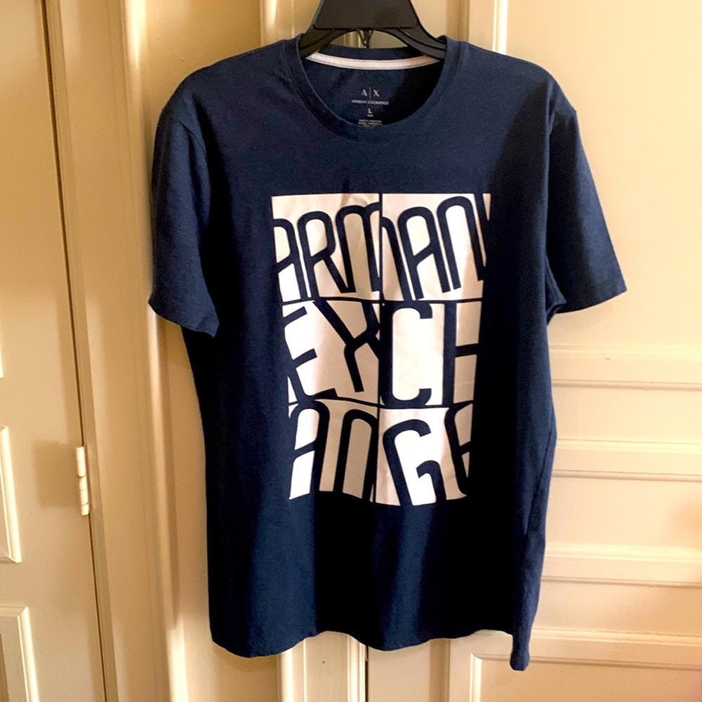 EUC Armani Exchange t-shirt size large slim fit